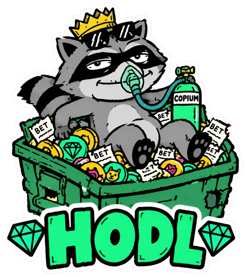 HODL sticker