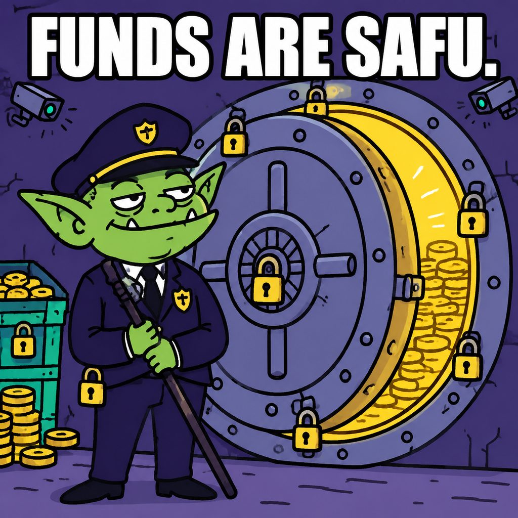 Funds are SAFU